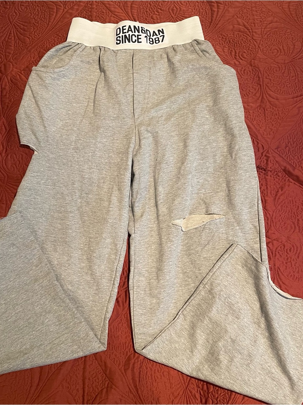 Dean & Dan Gray Womens Sweatpants